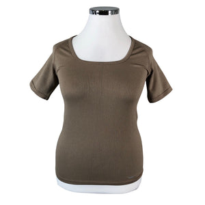 Naisten Aim'n - Urheilupaita, lyhyet hihat, koko 42 - Beige (1)
