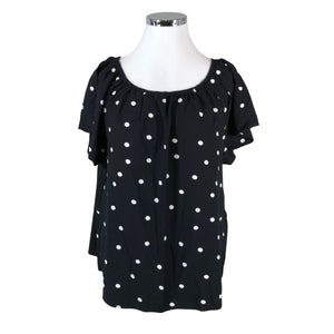 Naisten Zizzi - Lyhythihainen pusero, koko 46 - Musta (1)