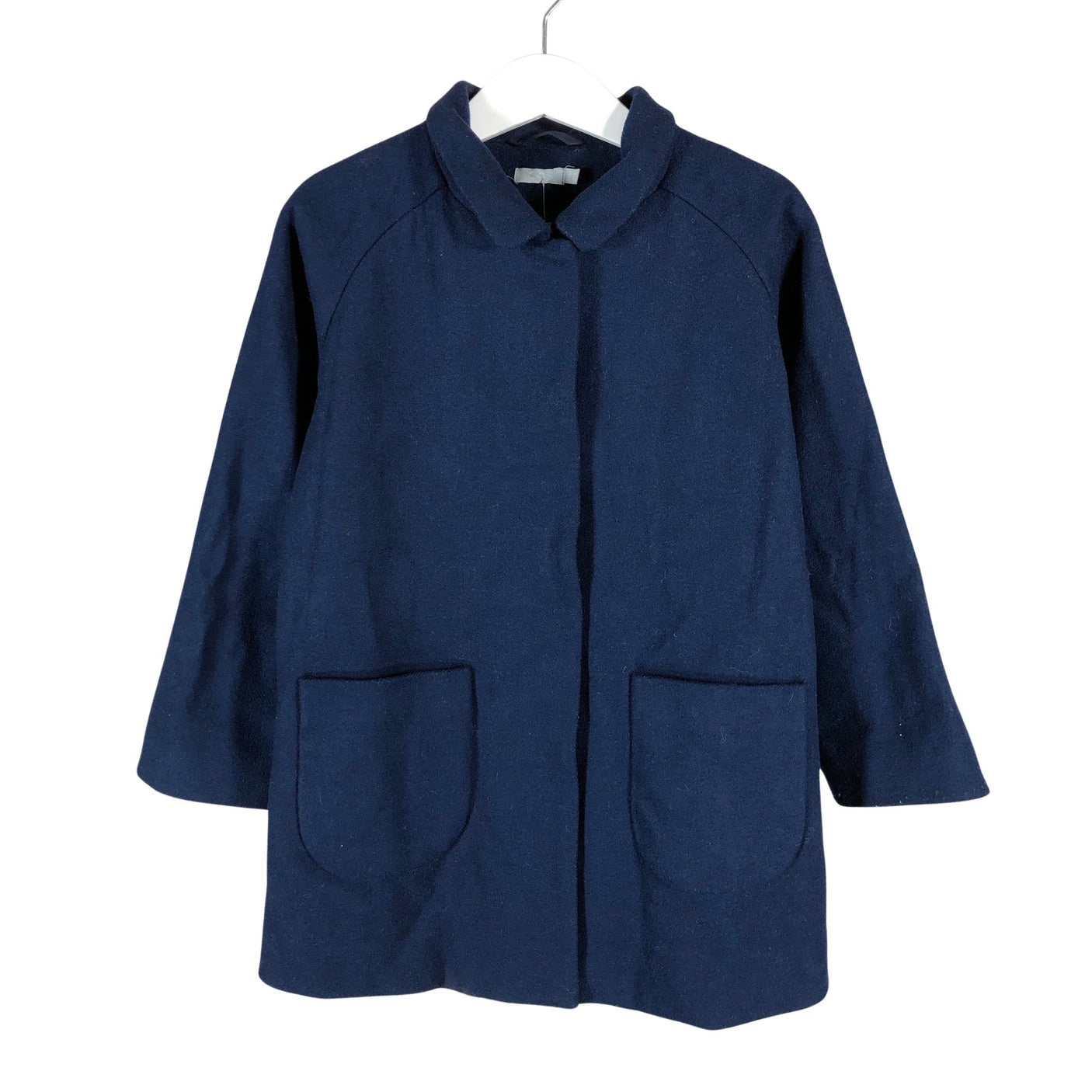 Tyttöjen COS - Villakangastakki, koko 110 - 116 - Sininen (1)