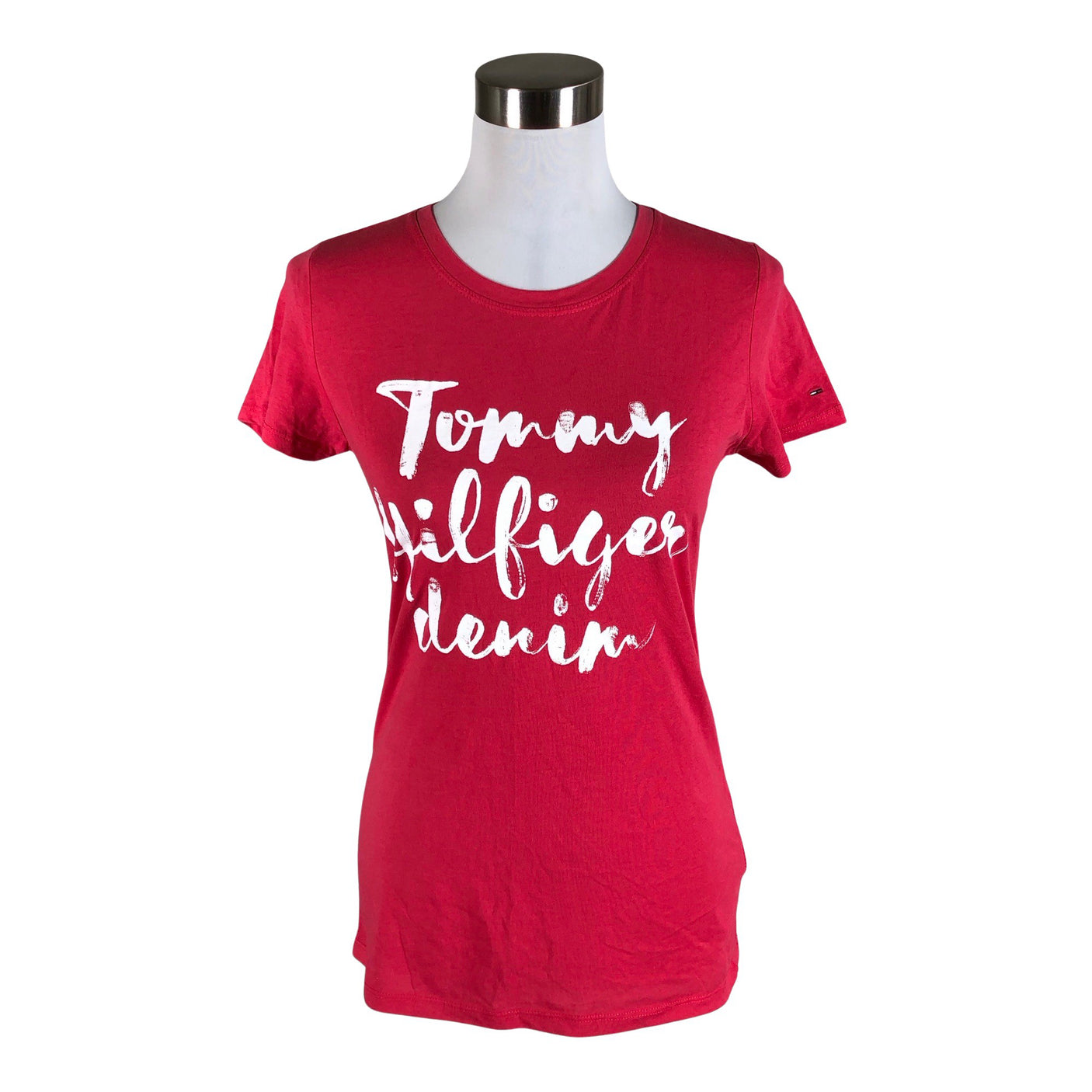 Naisten Tommy Hilfiger - T-paita, koko 38 - Pinkki (1)
