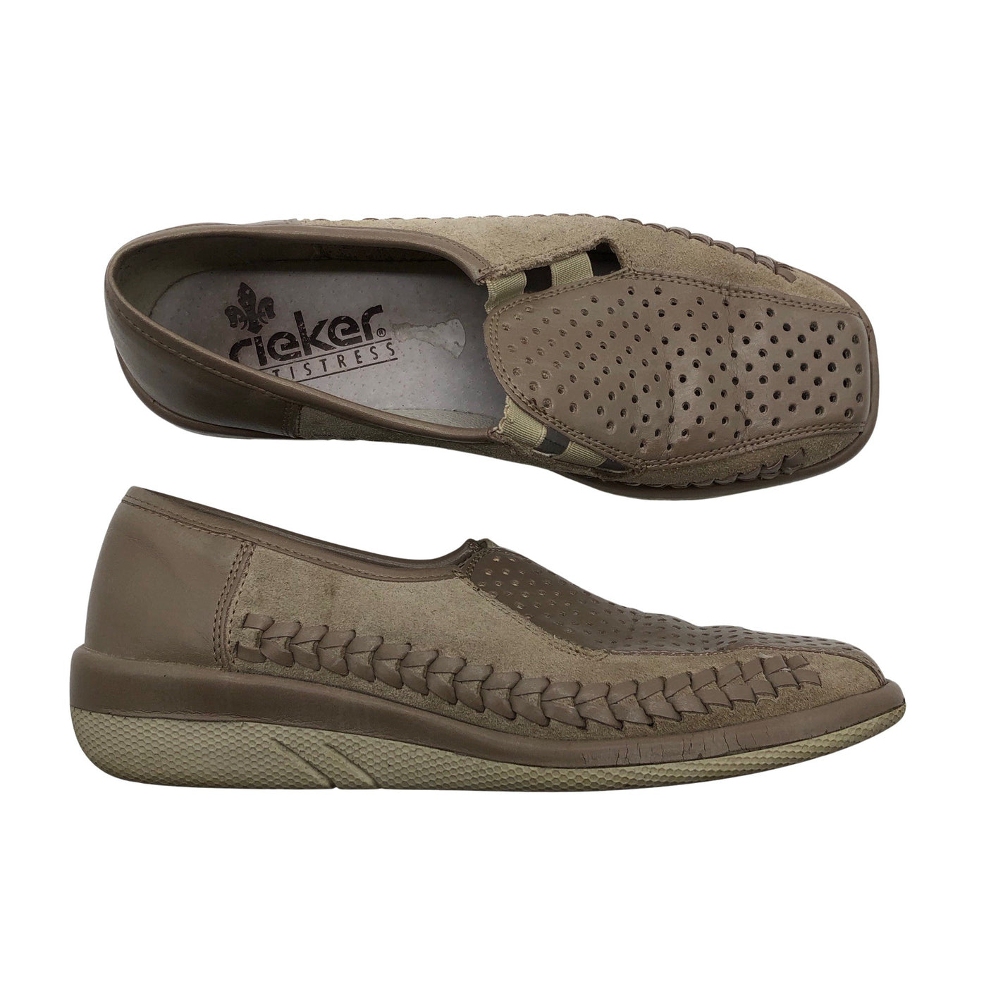 Naisten Rieker - Kävelykengät, koko 37 - Beige (1)
