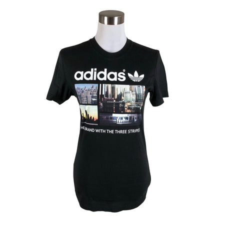 Naisten Adidas - T-paita, koko 34 - Musta ()