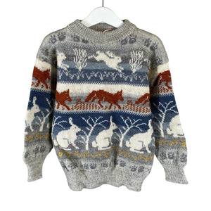 Unisex Handmade - Neulepaita, koko 134 - 140 - Harmaa (1)