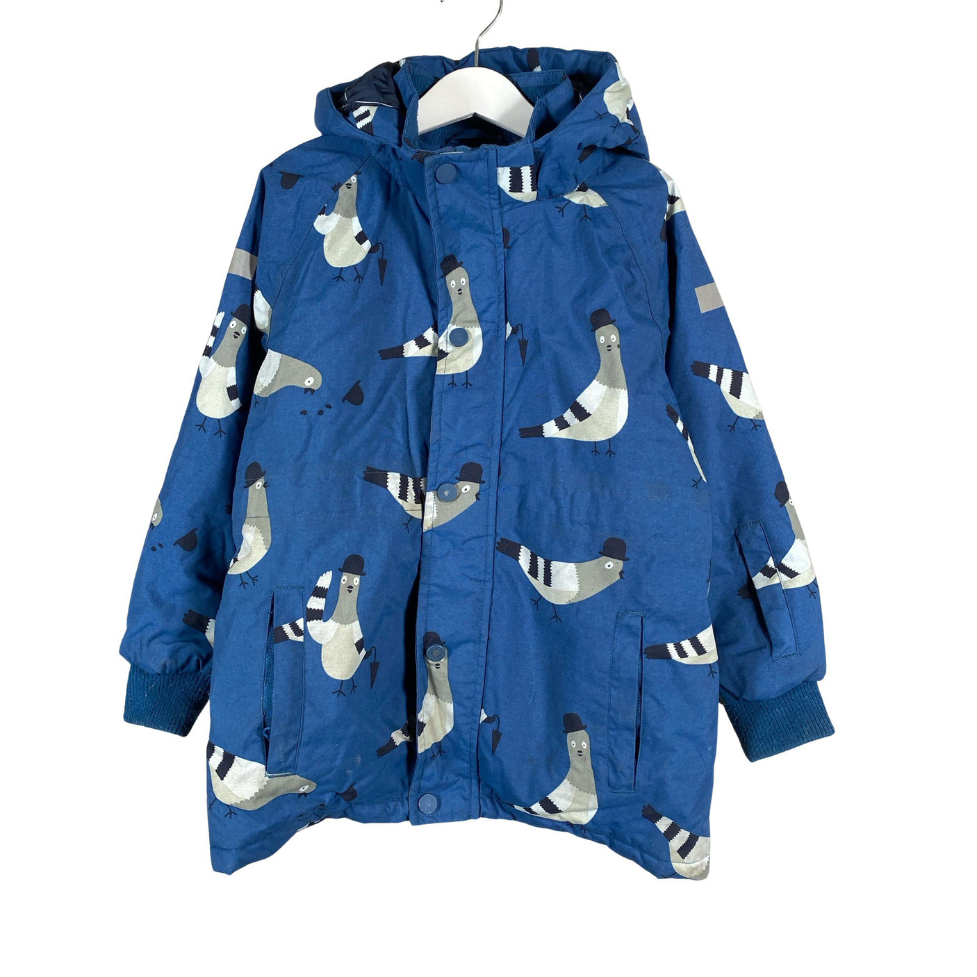 Unisex Tinycottons - Toppatakki, koko 116 - 122 - Sininen (1)