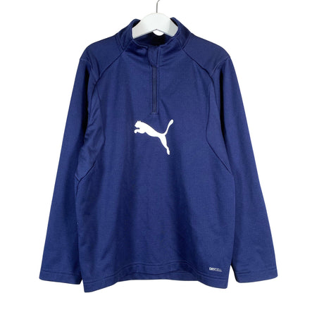 Unisex Puma - Verryttelytakki, koko 134 - 140 - Sininen ()