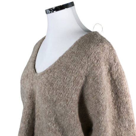 Naisten Handmade - Neulepaita, koko 42 - Beige (2)