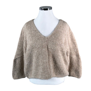 Naisten Handmade - Neulepaita, koko 42 - Beige (1)