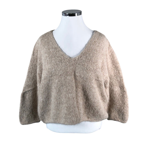 Naisten Handmade - Neulepaita, koko 42 - Beige ()