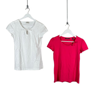 Naisten Esprit - T-paita, koko 38 - Pinkki (1)