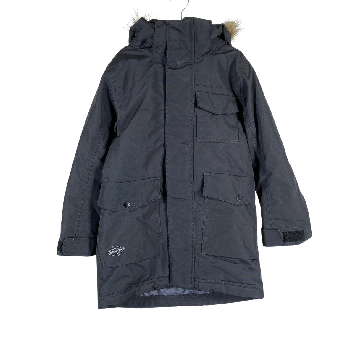 Unisex Didriksons - Toppatakki, koko 128 - 134 - Musta (1)