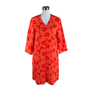 Naisten Marimekko - Sifonkimekko, koko 40 - Oranssi (1)