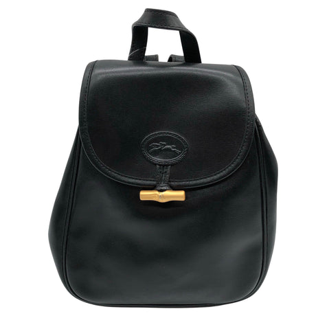 Naisten Longchamp - Reppu, koko Midi - Musta ()