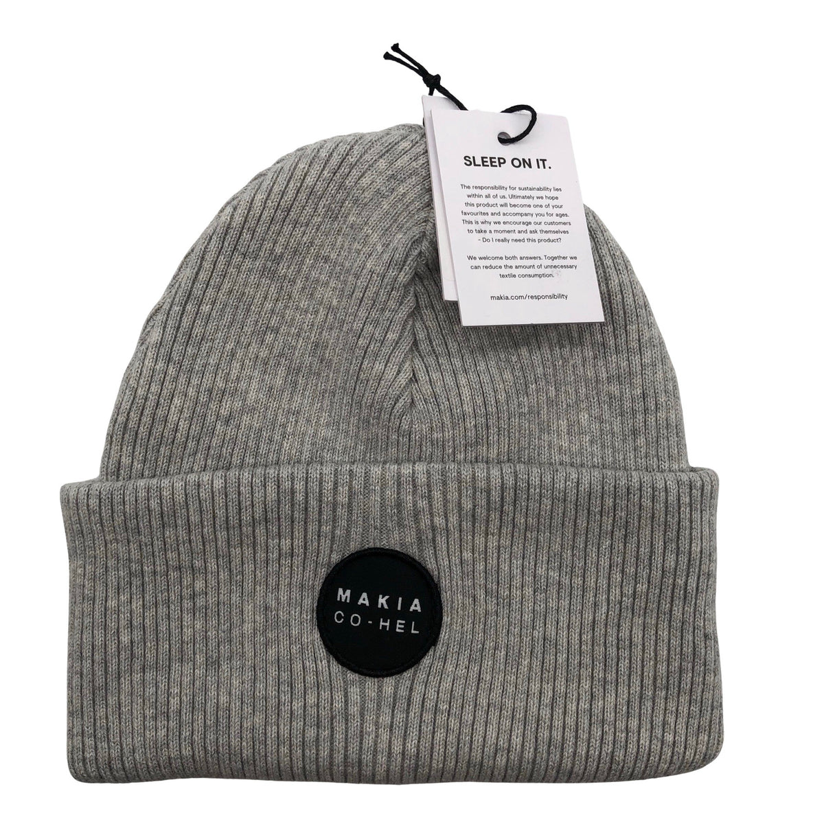 Unisex Makia - Ohut pipo, koko 44 - 46 cm - Harmaa (1)