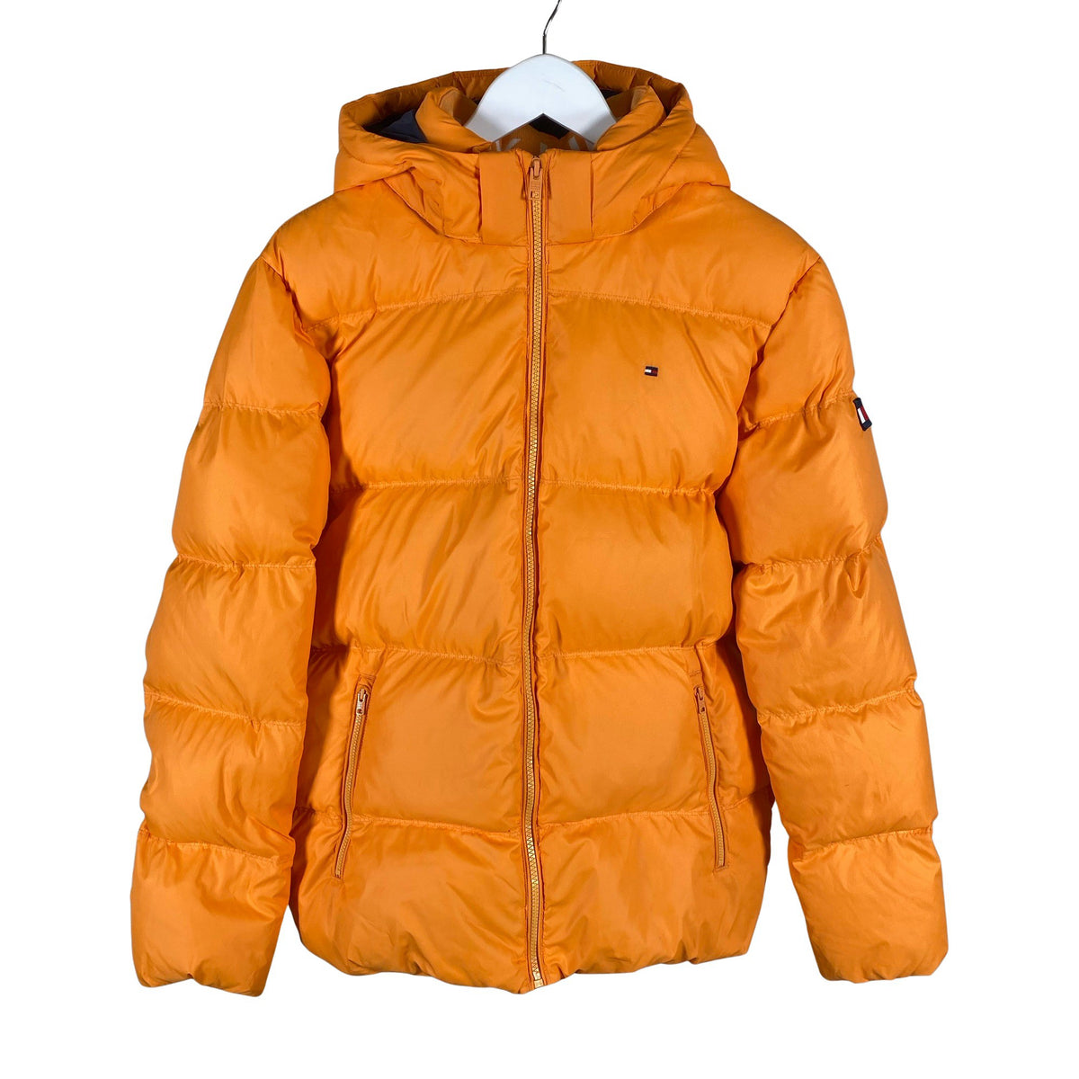 Unisex Tommy Hilfiger - Untuvatakki, koko 170 - 176 - Oranssi (1)