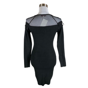 Naisten Bluoltre - Neulemekko, koko 36 - Musta (2)
