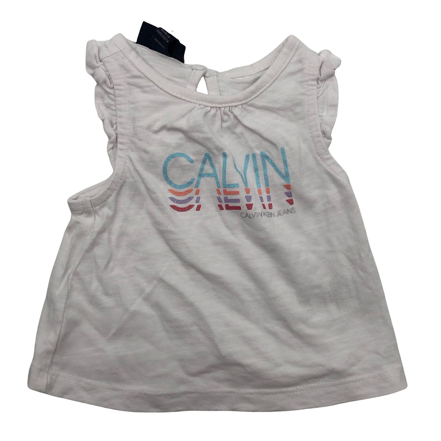 Tyttöjen Calvin Klein Jeans - Toppi, koko 68 - 74 - Valkoinen (1)