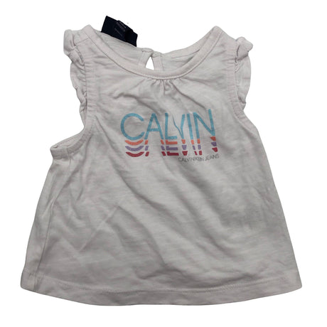 Tyttöjen Calvin Klein Jeans - Toppi, koko 68 - 74 - Valkoinen ()