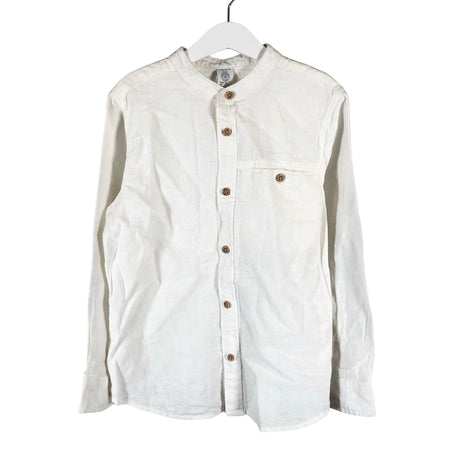 Unisex Lindex - Kauluspaita, koko 134 - 140 - Luonnonvalkoinen ()