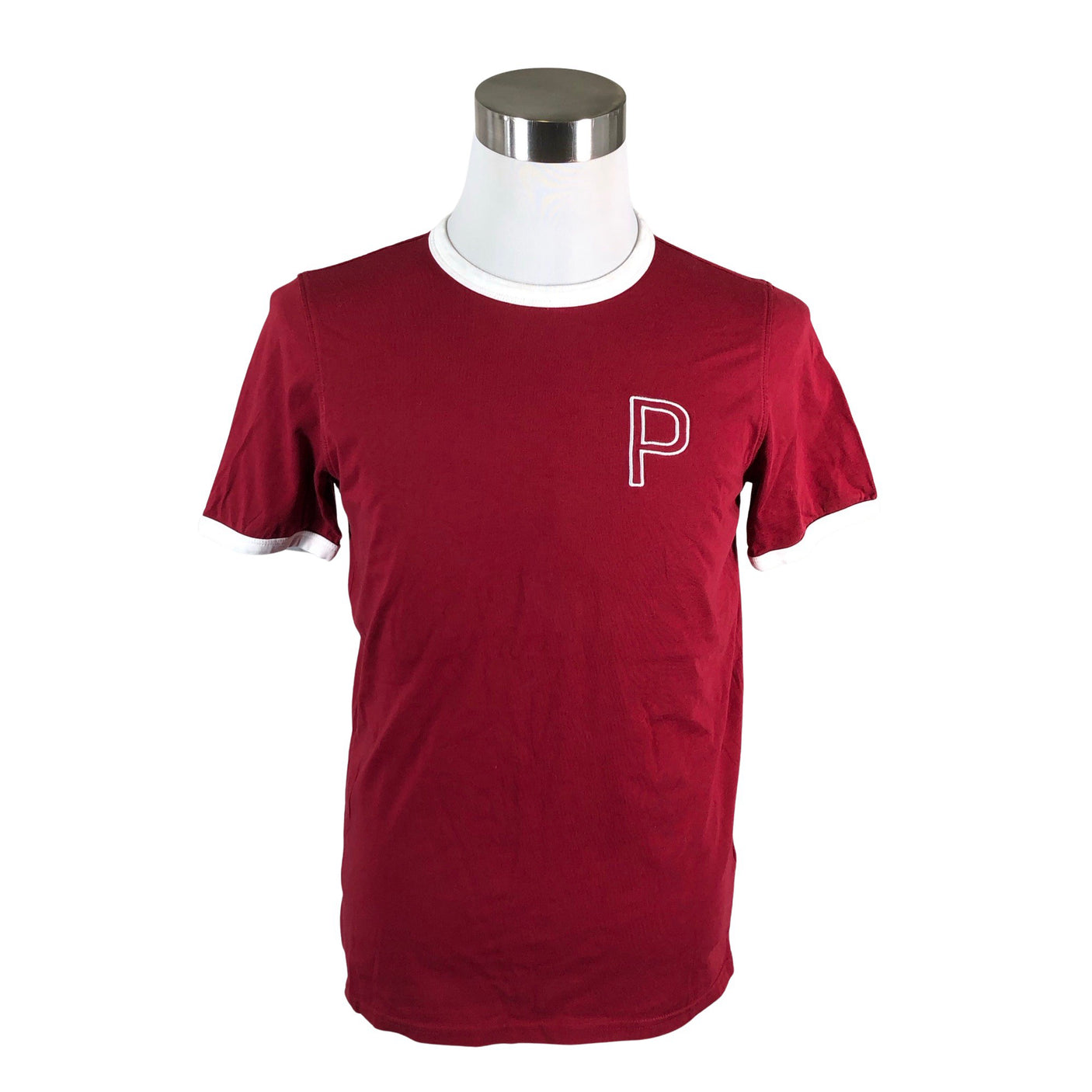 Miesten Puma - T-paita, koko S - Viininpunainen (1)