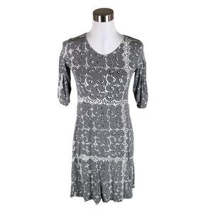 Naisten Marimekko - Trikoomekko, koko 34 - Harmaa (1)