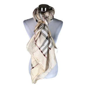 Naisten Burberry - Huivi, koko Maxi - Beige (2)