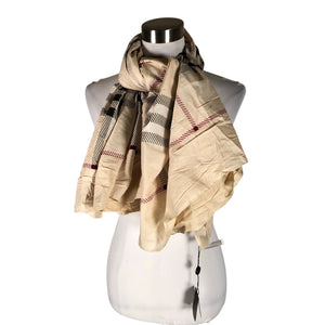 Naisten Burberry - Huivi, koko Maxi - Beige (1)