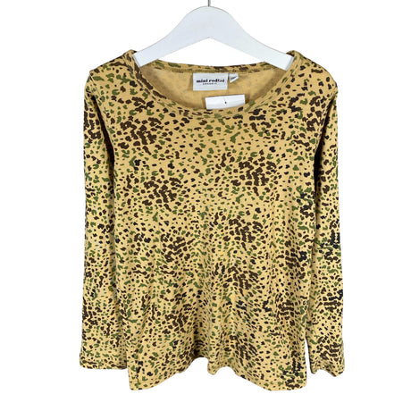 Unisex Mini Rodini - Trikoopaita, koko 128 - 134 - Ruskea ()