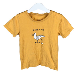 Unisex Makia - T-paita, koko 98 - 104 - Oranssi (1)