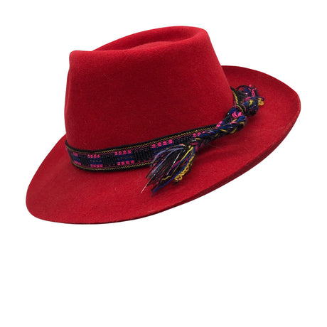 Naisten Handmade - Hattu, koko 56 - 58 cm - Punainen ()