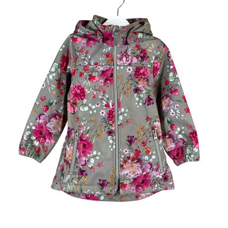 Tyttöjen Name It - Softshell-takki, koko 104 - 110 - Harmaa ()