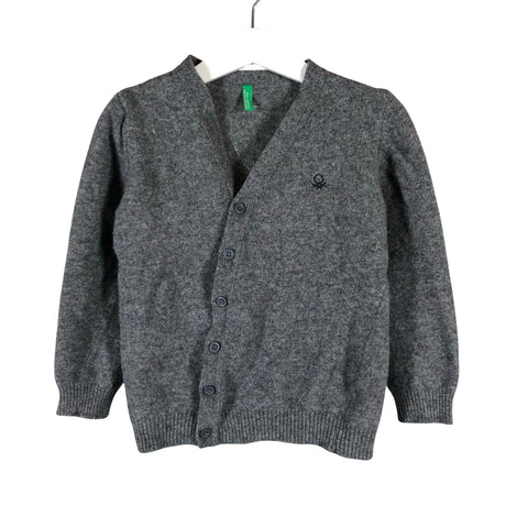 Unisex Benetton - Neuletakki, koko 104 - 110 - Harmaa ()