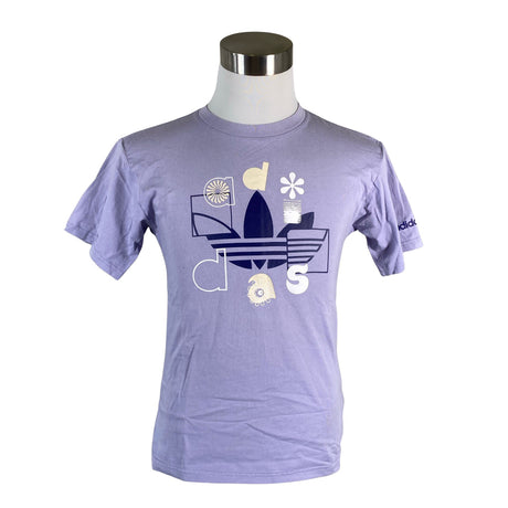 Miesten Adidas - T-paita, koko S - Violetti ()