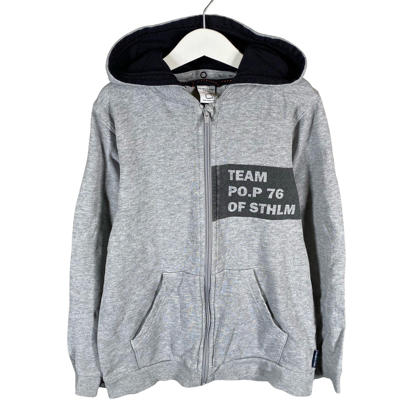 Unisex Polarn O. Pyret - Huppari, koko 146 - 152 - Harmaa (1)