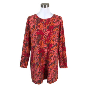 Naisten Nanso - Trikoomekko, koko 40 - Punainen (1)