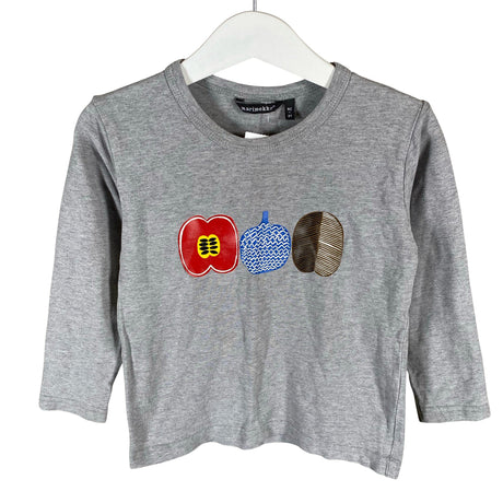 Unisex Marimekko - Trikoopaita, koko 134 - 140 - Harmaa ()