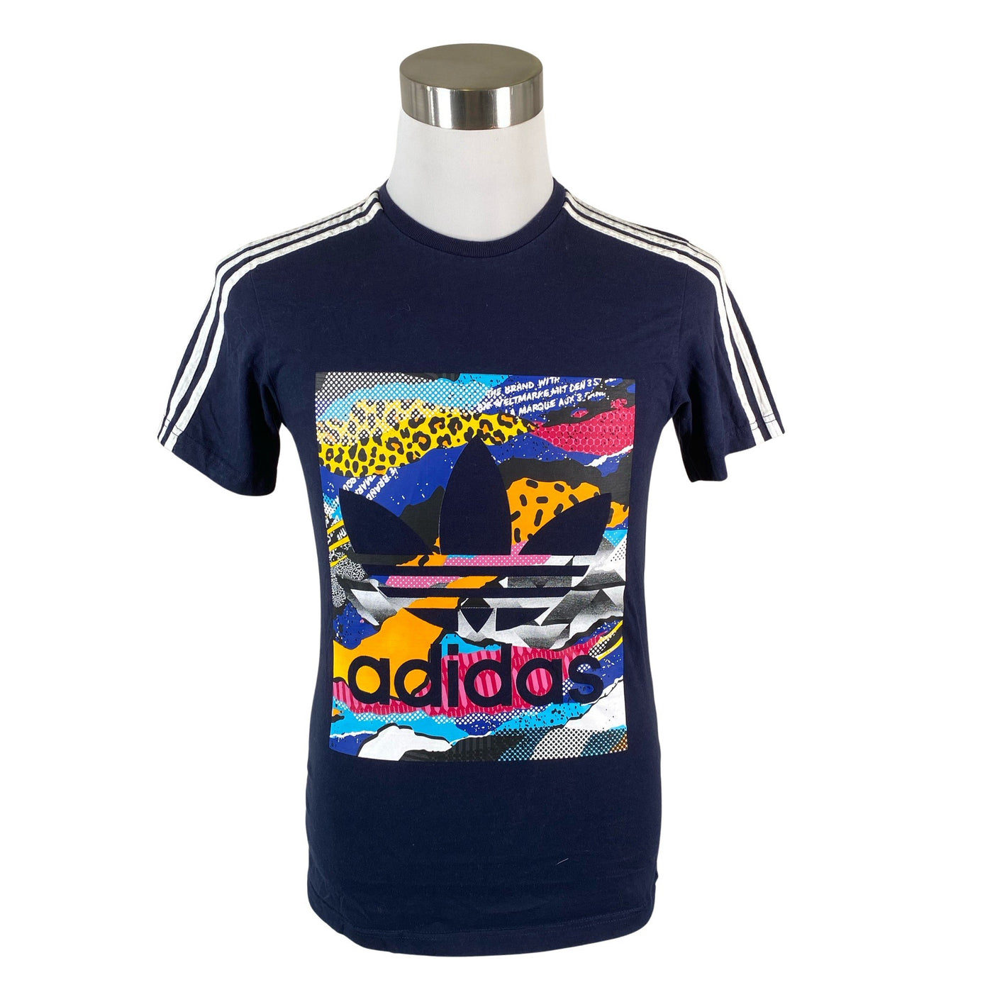 Miesten Adidas - T-paita, koko S - Sininen (1)