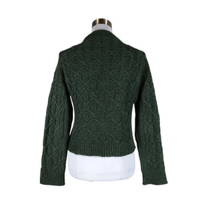 Naisten Handmade - Neulepaita, koko 36 - Vihreä (2)