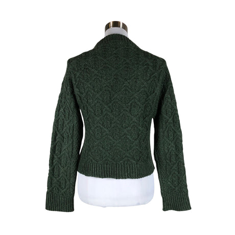 Naisten Handmade - Neulepaita, koko 36 - Vihreä (2)