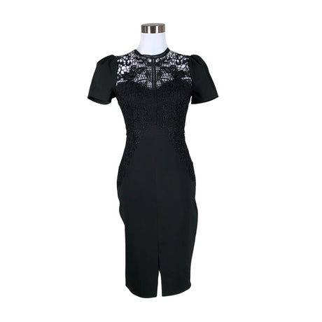 Naisten Little Mistress London - Juhlamekko, koko 34 - Musta ()