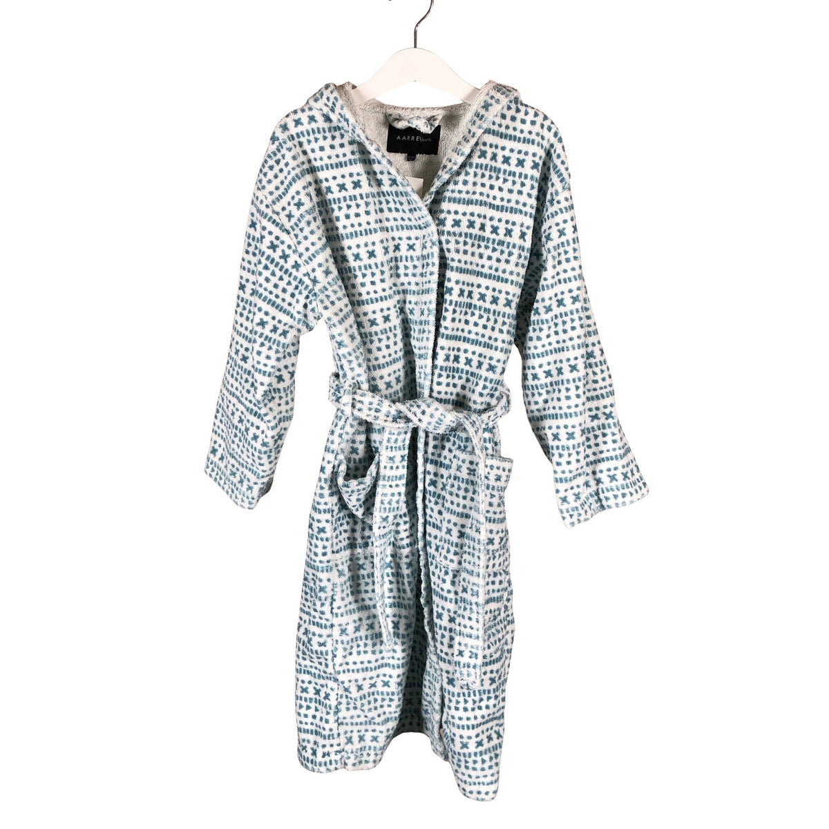 Unisex Aarrelabel - Kylpytakki, koko 122 - 128 - Valkoinen (1)