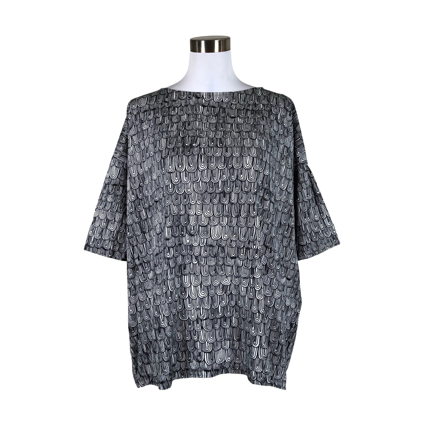 Naisten Marimekko - Trikoopaita, koko 38 - Musta (1)