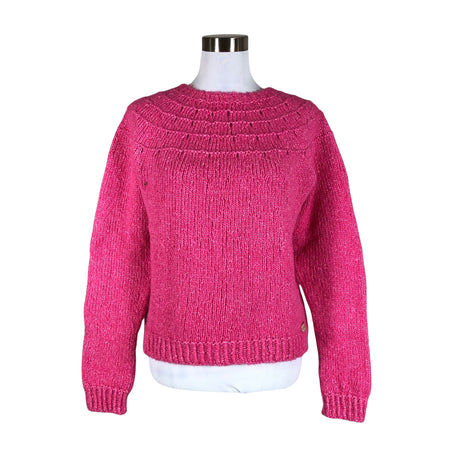 Naisten Handmade - Neulepaita, koko 34 - Pinkki ()