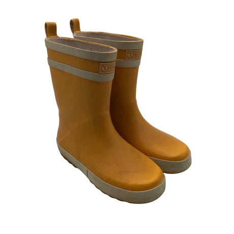 Unisex Zig Zag - Kumisaappaat, koko 31 - Keltainen (2)