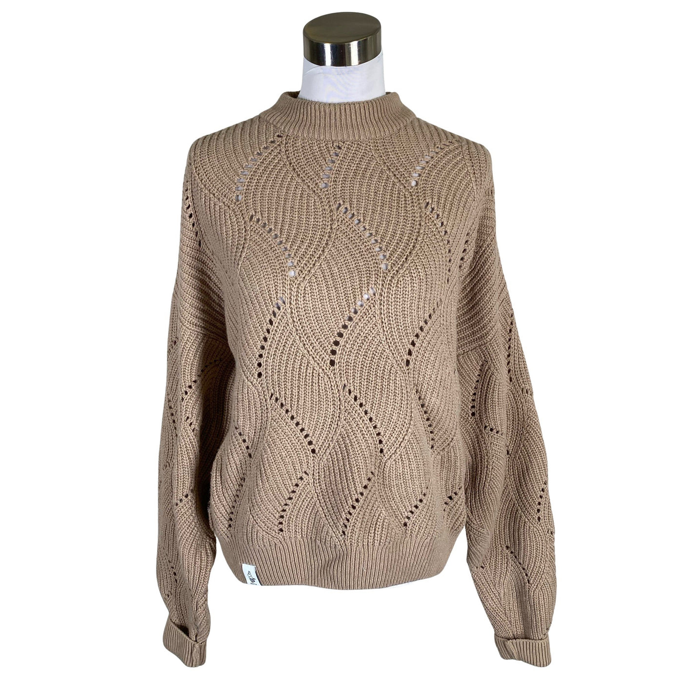Naisten Makia - Neulepaita, koko 38 - Beige (1)