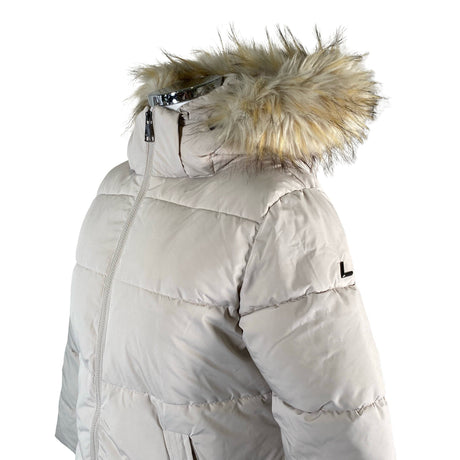 Naisten Luhta - Toppatakki, koko 42 - Beige (2)