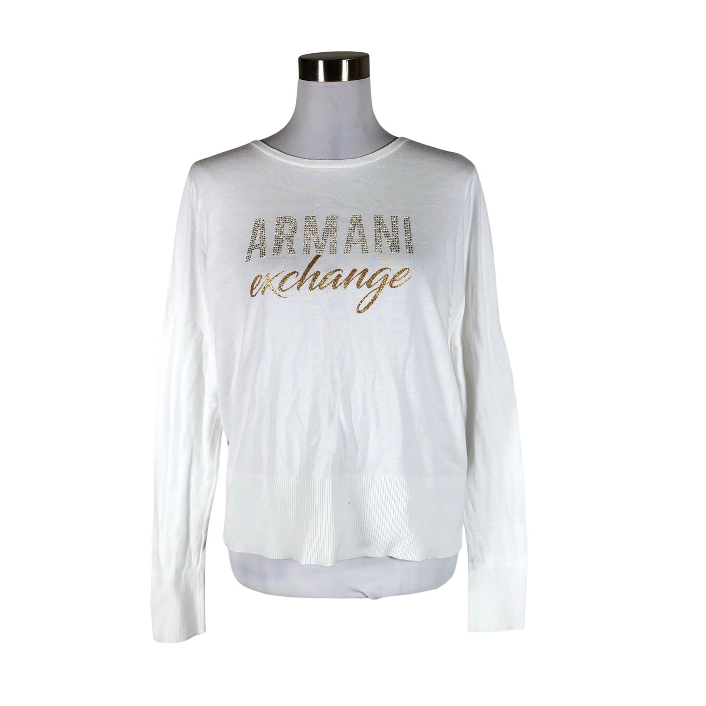 Naisten Armani Exchange - Neulepaita, koko 40 - Luonnonvalkoinen (1)