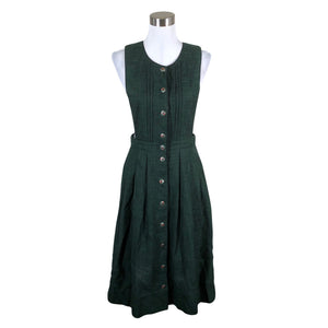 Naisten Salzburger Dirndl Look - Kangasmekko, koko 38 - Vihreä (1)