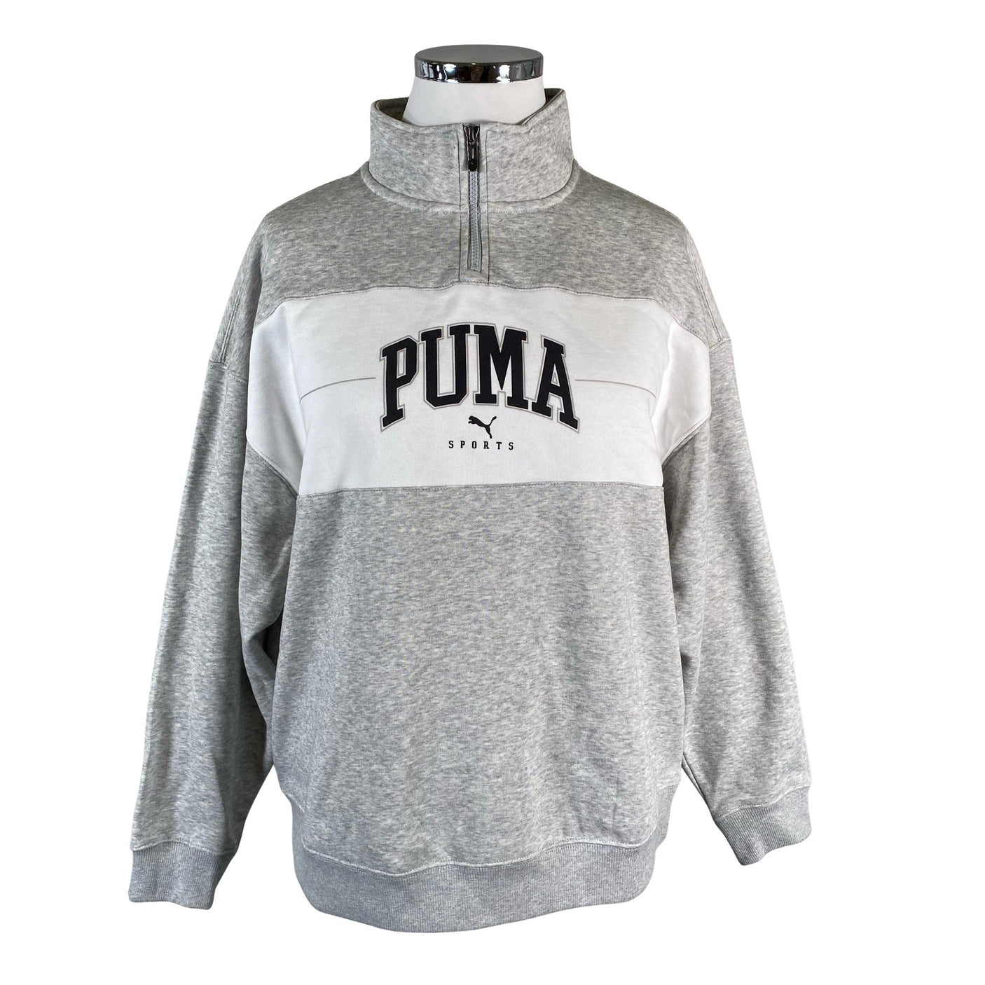 Naisten Puma - Collegepaita, koko 42 - Harmaa (1)