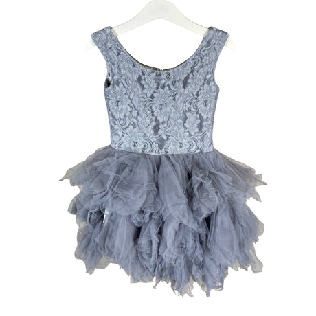 Tyttöjen Dolly By Le Petit Tom - Juhlamekko, koko 122 - 128 - Harmaa ()