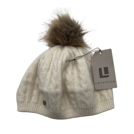 Naisten Lasessor - Talvipipo, koko 52 - 54 cm - Luonnonvalkoinen ()